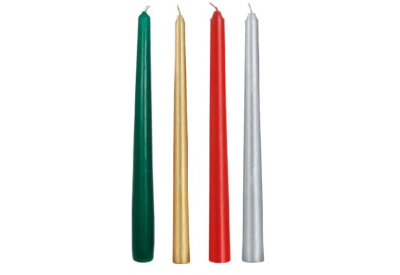 Tapered Festive Candles (9.5" / 24cms)